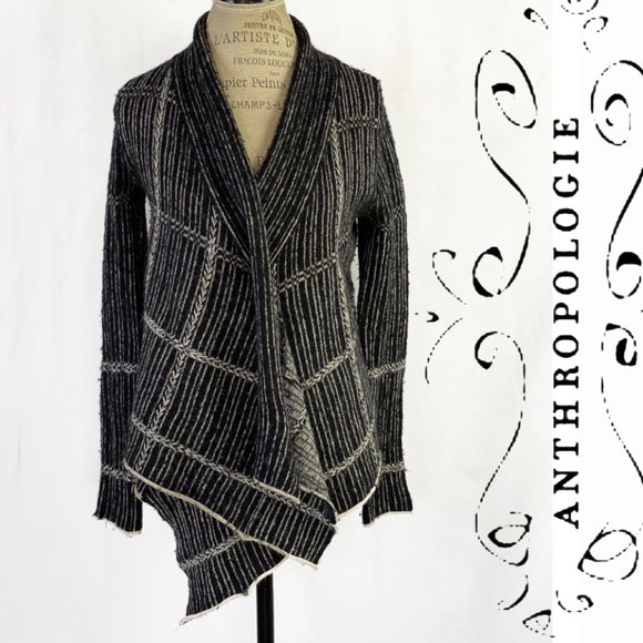 Anthropologie Sparrow Morning Tide Loop Open Cardigan - Picture 1 of 11